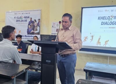 KHELO INDIA DIALOGUE- Khel Ki Baat PM Modi Ke Saath LIve Video Conferencing  Program Conducted by NIC, New Delhi, India
